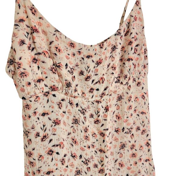 Volcom Dress Women S Floral Sphaghetti Strap Dress Mini Preppy Trendy Babydoll - Picture 4 of 9